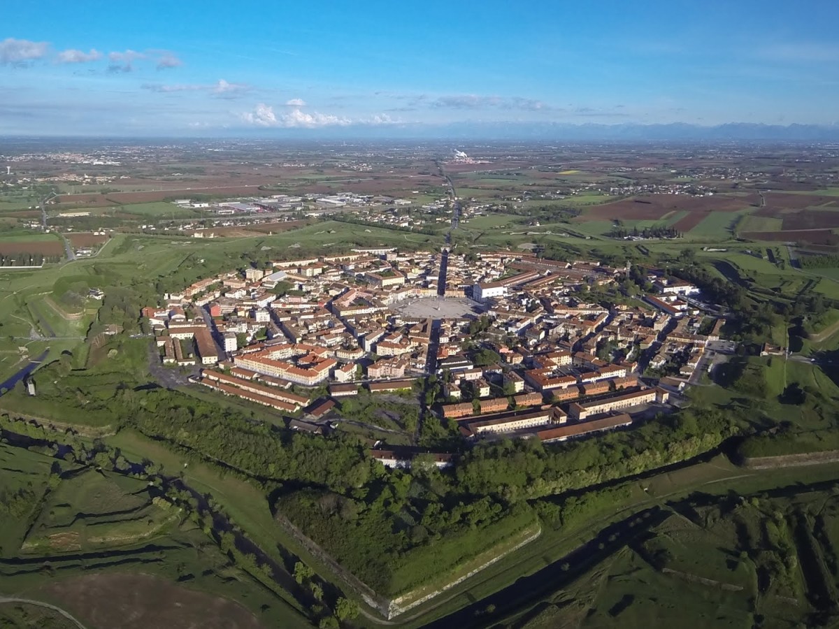 Palmanova, la città fortezza vista dall alto