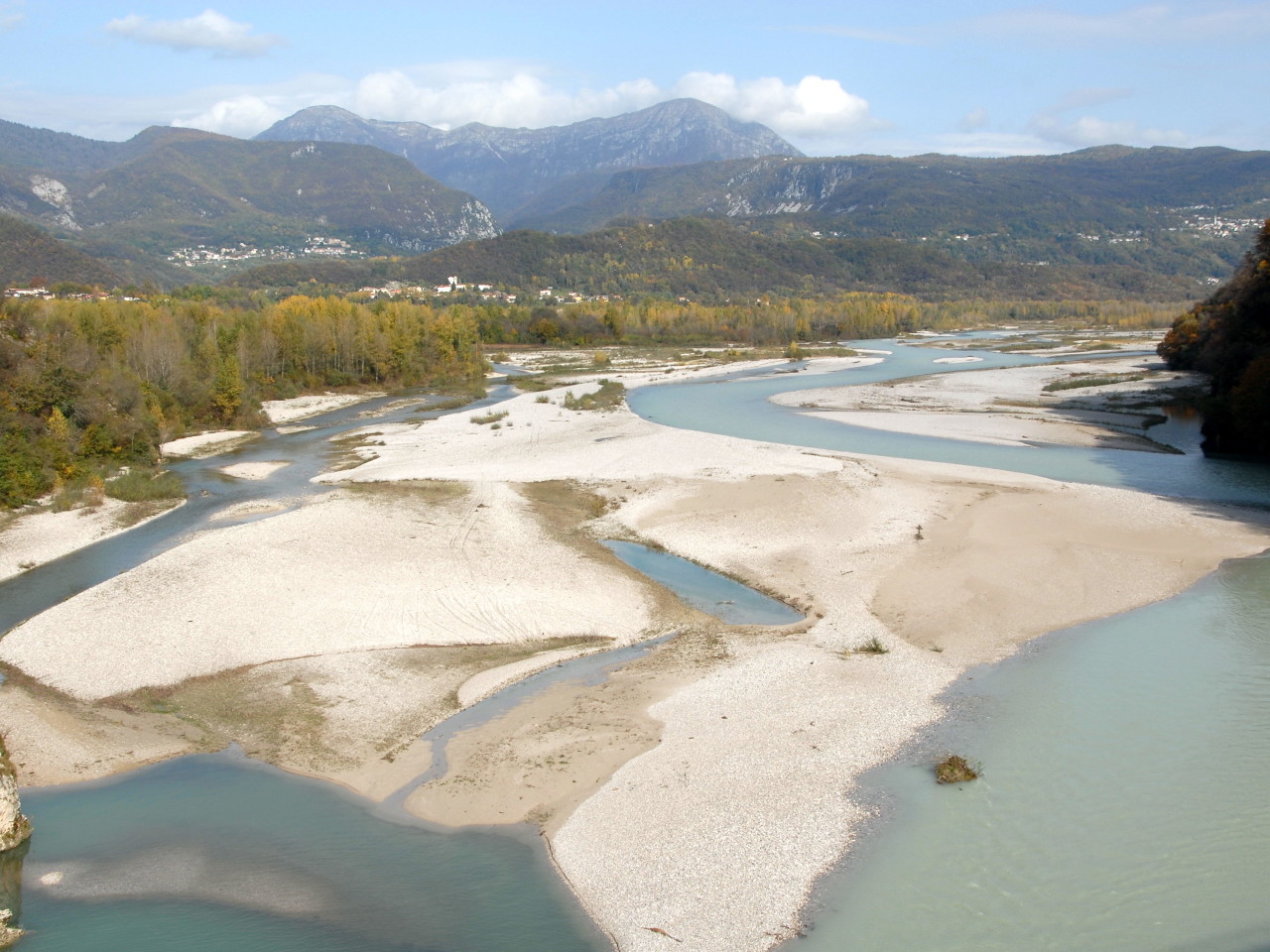 Il fiume Tagliamento